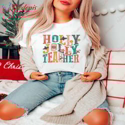 cute teacher christmas shirt, special holiday gift tee