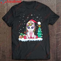 cute unicorn christmas shirt girls women xmas christmas shirt, christmas shirt ideas for family  wear love, share beauty