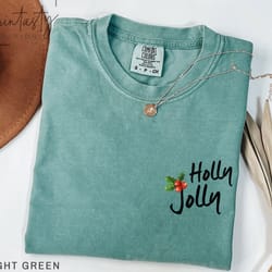 holly jolly christmas t-shirt, gingerbread shirt, cute christmas shirt, christmas family t-shirt, iprintasty christmas,