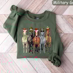 horse christmas sweatshirt, western christmas horse shirt, womens christmas sweater, funny christmas shirt, horse lover