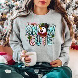 i am snow cute sweatshirt, snowman sweater, secret santa gift, christmas sweatshirt for women, holiday apparel, cute chr