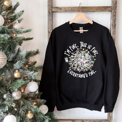 in a holly jolly mood shirt, merry christmas tshirt, cozy christmas shirt, holly jolly christmas lights tee, xmas vibes