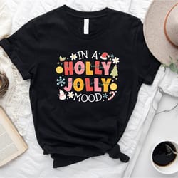 in my very merry teacher era t-shirt, new teacher tshirt, cute xmas t-shirt, teacher holiday shirts, iprintasty christma