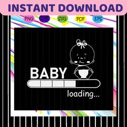 baby loading, baby svg, baby shirt, baby gift, baby birthday, awesome baby, gift from parents, cute shark, baby lover sv