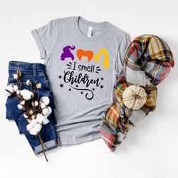 i smell children shirt , sanderson sisters shirt , halloween party tee , halloween graphic tee