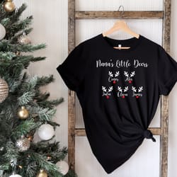 nana's little deers shirt, grandma christmas shirt, funny christmas shirt, gift for mom, holiday shirt
