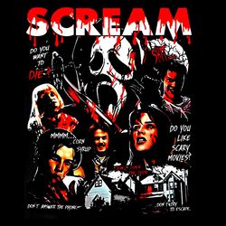 scream ghostface horror halloween png file digital download