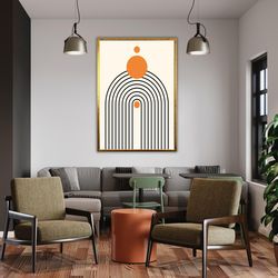 abstract canvas print, artwork exhibition, ready-to-hang wall art, unique print, gallery decor