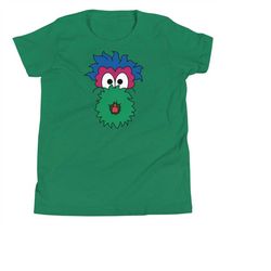 philadelphia pennsylvania baseball phanatic mascot philly baseball fan youth short sleeve t-shirt