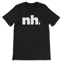new hampshire nh two letter state abbreviation unique resident t-shirt, sweatshirt & hoodie