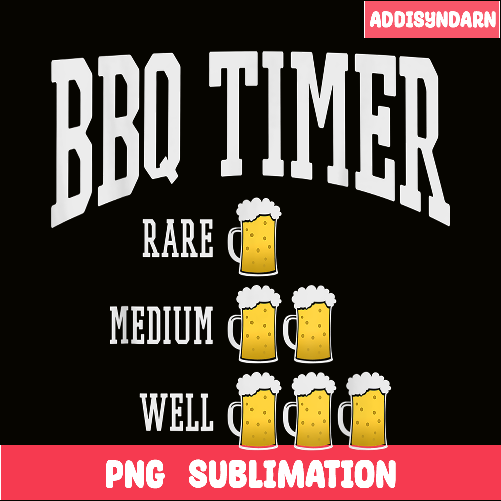 BEER28102301-BBQ Timer PNG Bear PNG Drunk Time PNG.png