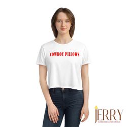 cowboy pillows morgan wallen cropped t shirt