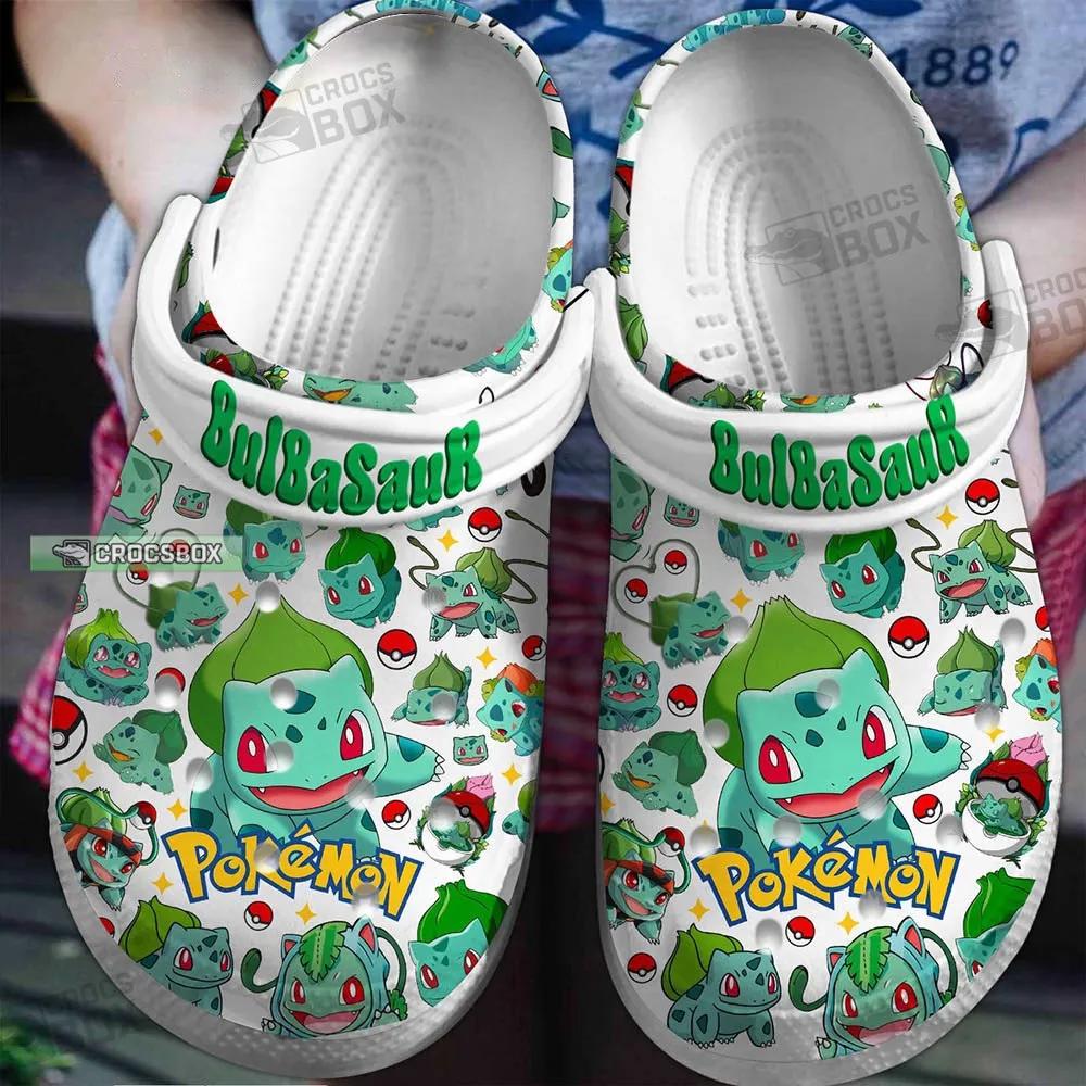 Bulbasaur White Crocs Pokemon - CrocsBox.jpg