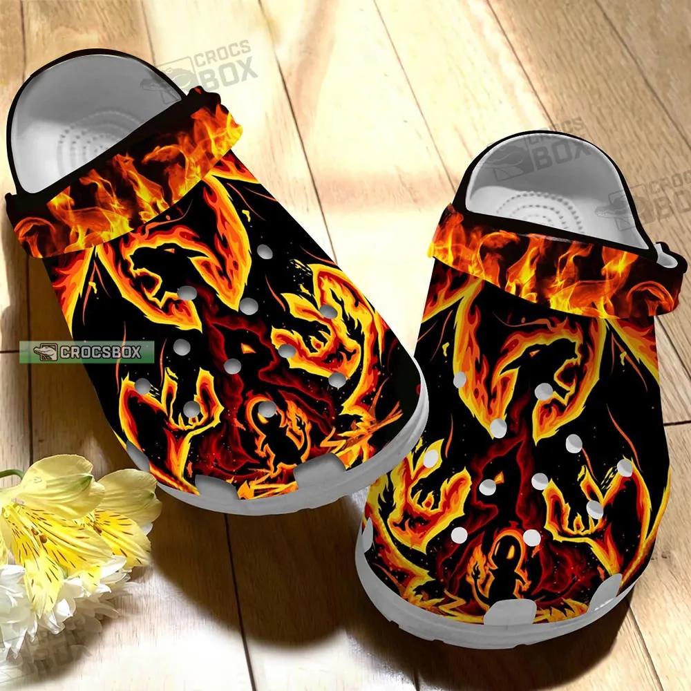 Charmander Charmeleon Charizard Pokemon Crocs Fire Crocs Pokemon - CrocsBox.jpg