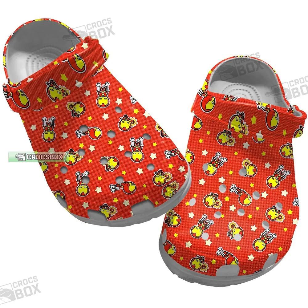 Chibi Iron Man Red Crocs Kids - CrocsBox.jpg