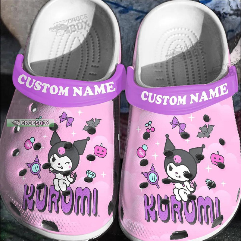 Custom Kawaii Kuromi Crocs Pink - CrocsBox.jpg