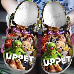 custom name muppet elmo crocs clogs
