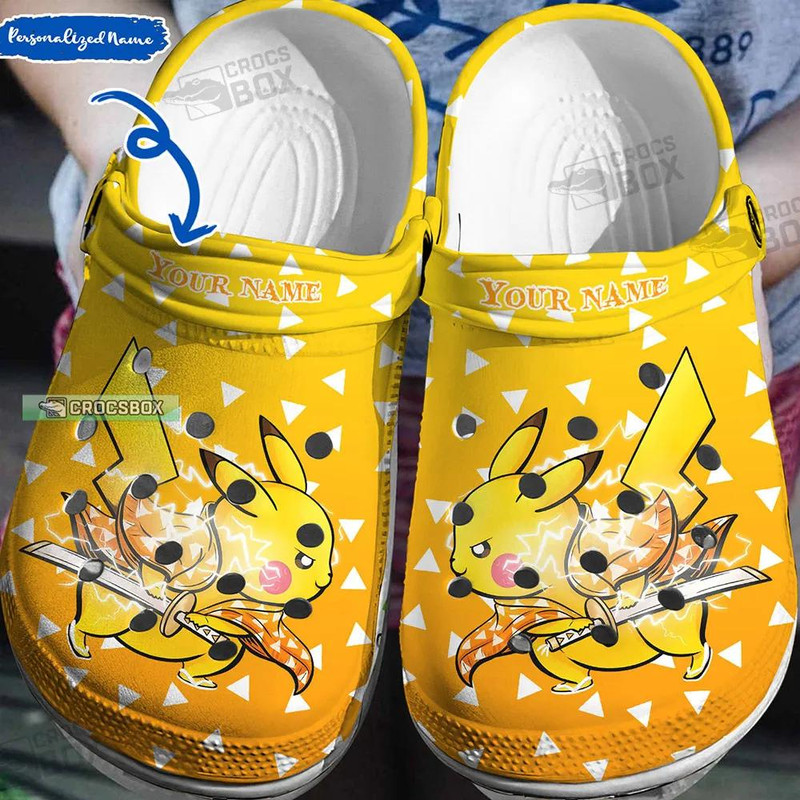Custom Pikachu Demon Slayer Crocs - CrocsBox.jpg