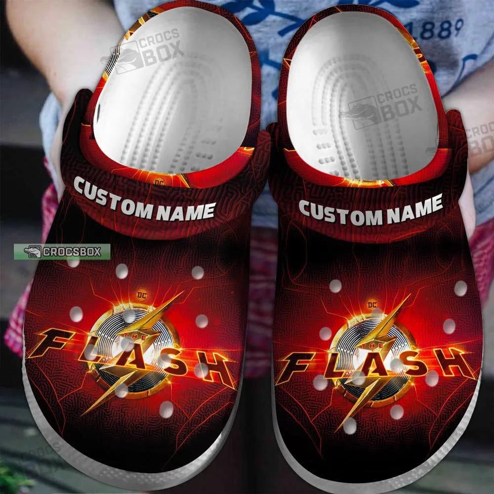 Custom The Flash Logo Crocs Shoes - CrocsBox.jpg
