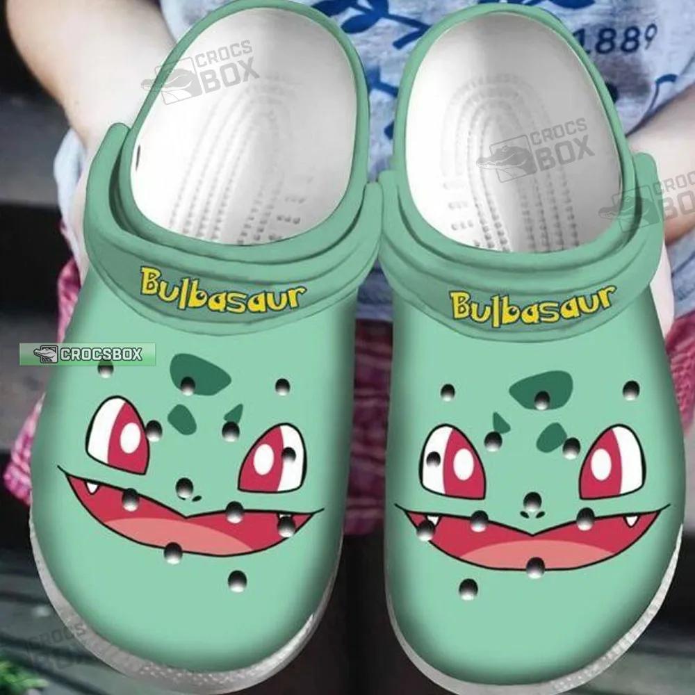 Cute Bulbasaur Pokemon Green Crocs - CrocsBox.jpg