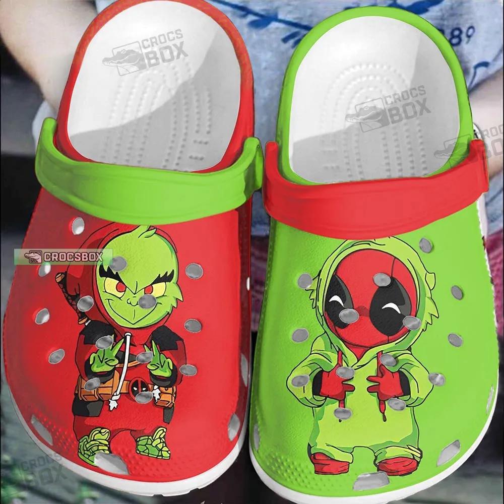 Deadpool And Grinch Christmas Crocs Shoes - CrocsBox.jpg