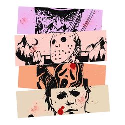 horror movie svg halloween character file for cricut