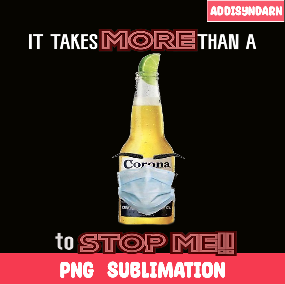 BEER28102327-Funny Cool Beer Corona mask PNG Beer Lovers PNG Beer Season PNG.png