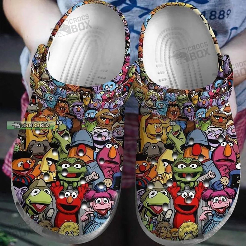 Elmo Muppet Cartoon Themed Crocs - CrocsBox.jpg