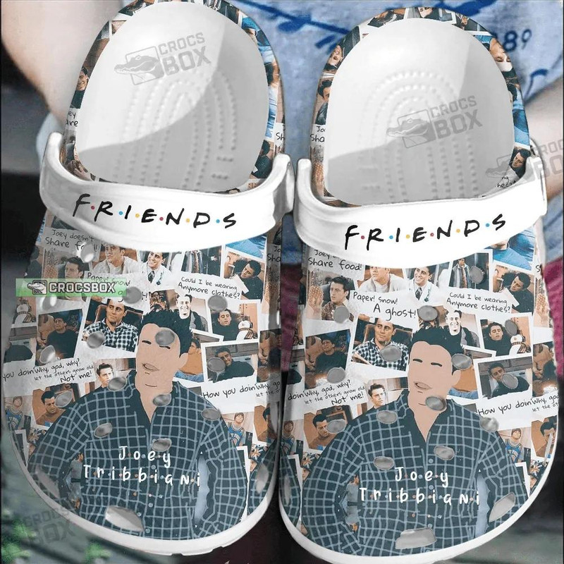 Friends joey tribbiani Crocs Clogs - CrocsBox.jpg