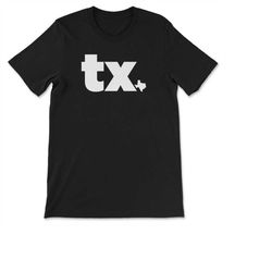 texas tx two letter state abbreviation unique resident t-shirt, sweatshirt & hoodie