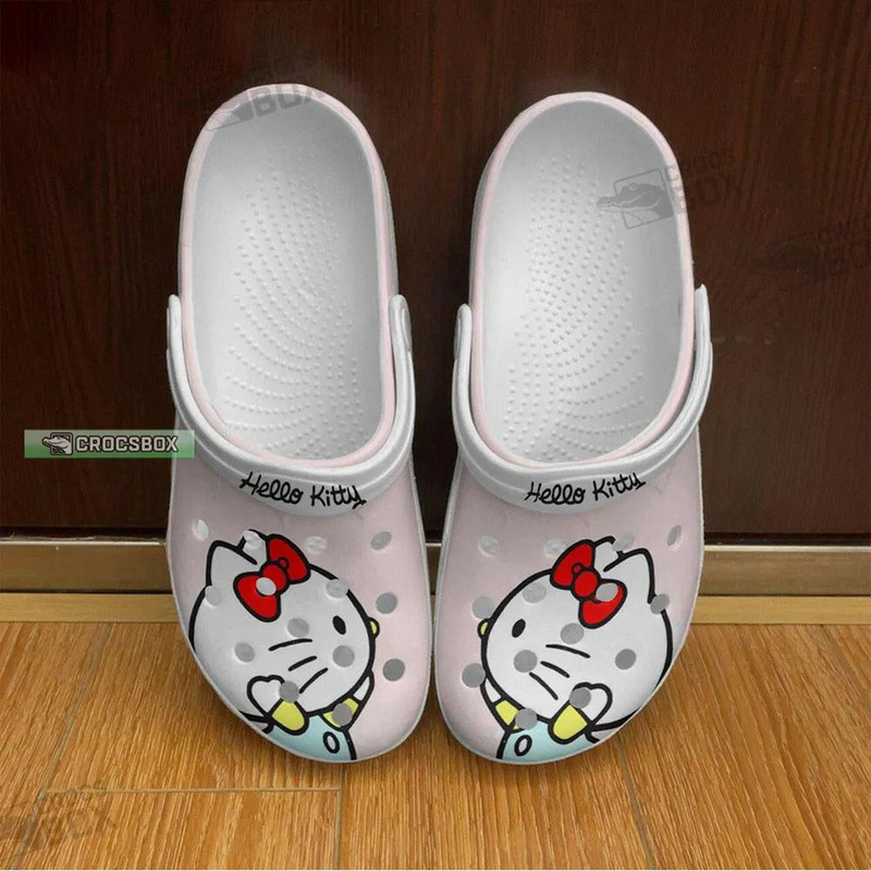 Hello Kitty Light Pink Crocs Hello Kitty Birthday Gift - CrocsBox.jpg