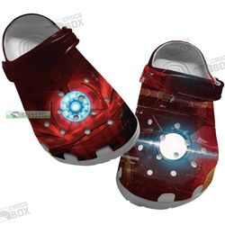 iron man arc reactor crocs shoes