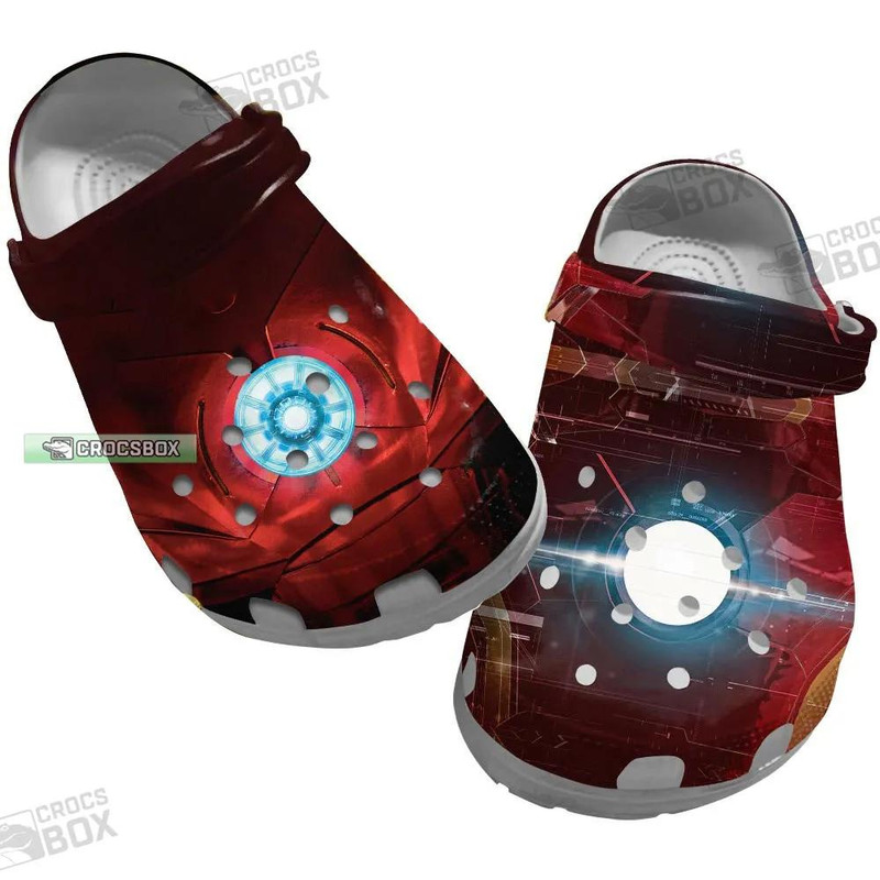 Iron Man Arc Reactor Crocs Shoes - CrocsBox.jpg