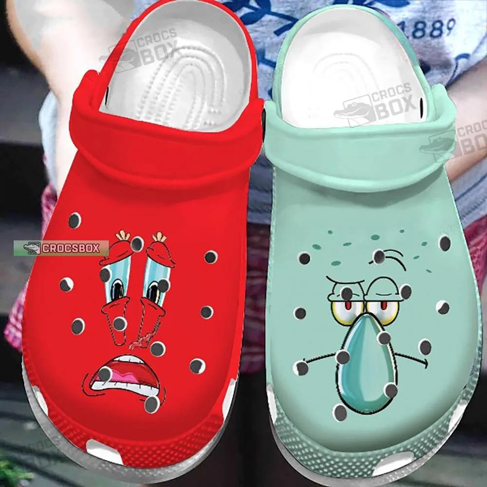 Larry The Lobster And Squidward Tentacles Crocs Spongebob - CrocsBox.jpg