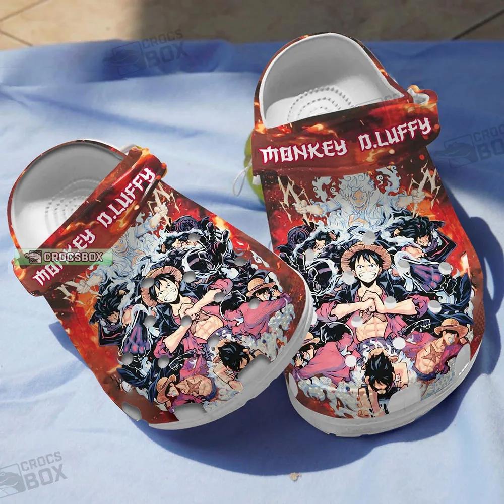Monkey Luffy Anime One Piece Crocs Clogs - CrocsBox.jpg