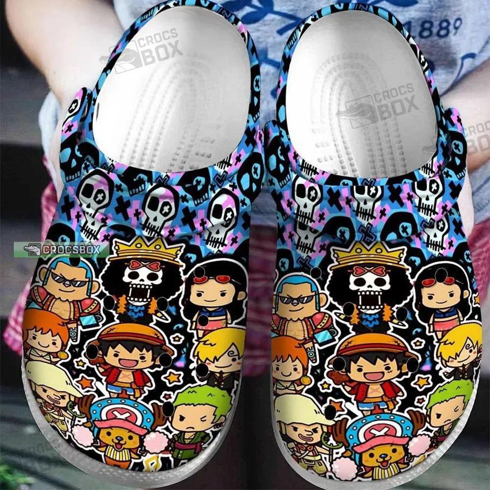 One Piece Funny Chibi Straw Hats Crocs - CrocsBox.jpg