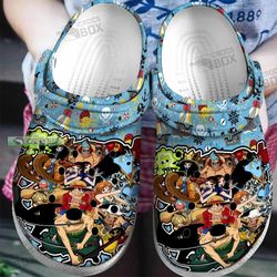 one piece funny movie straw hats crocs