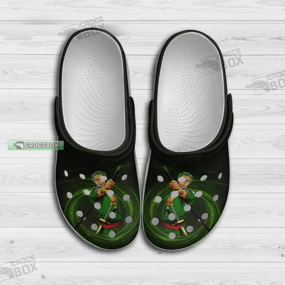 One Piece Green Zoro Crocs Shoes - CrocsBox.jpg
