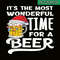 BEER28102350-The Most Wonderful Time For A Beer Beer Christmas Beer PNG Beer Santa PNG.png