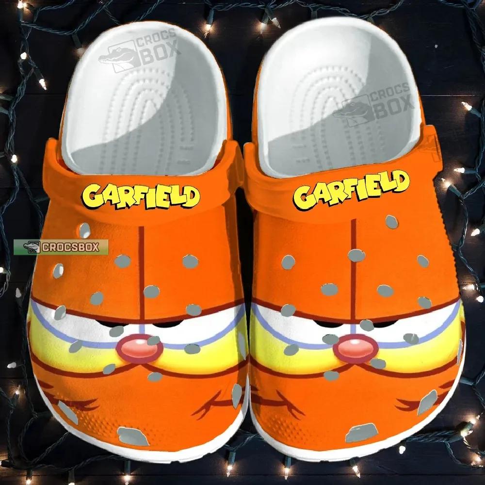 Orange Lazy Cat Comfort Crocs Shoes - CrocsBox.jpg