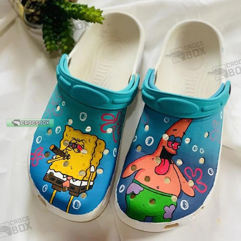 Patrick Star And Spongebob Get High Crocs - CrocsBox.jpg