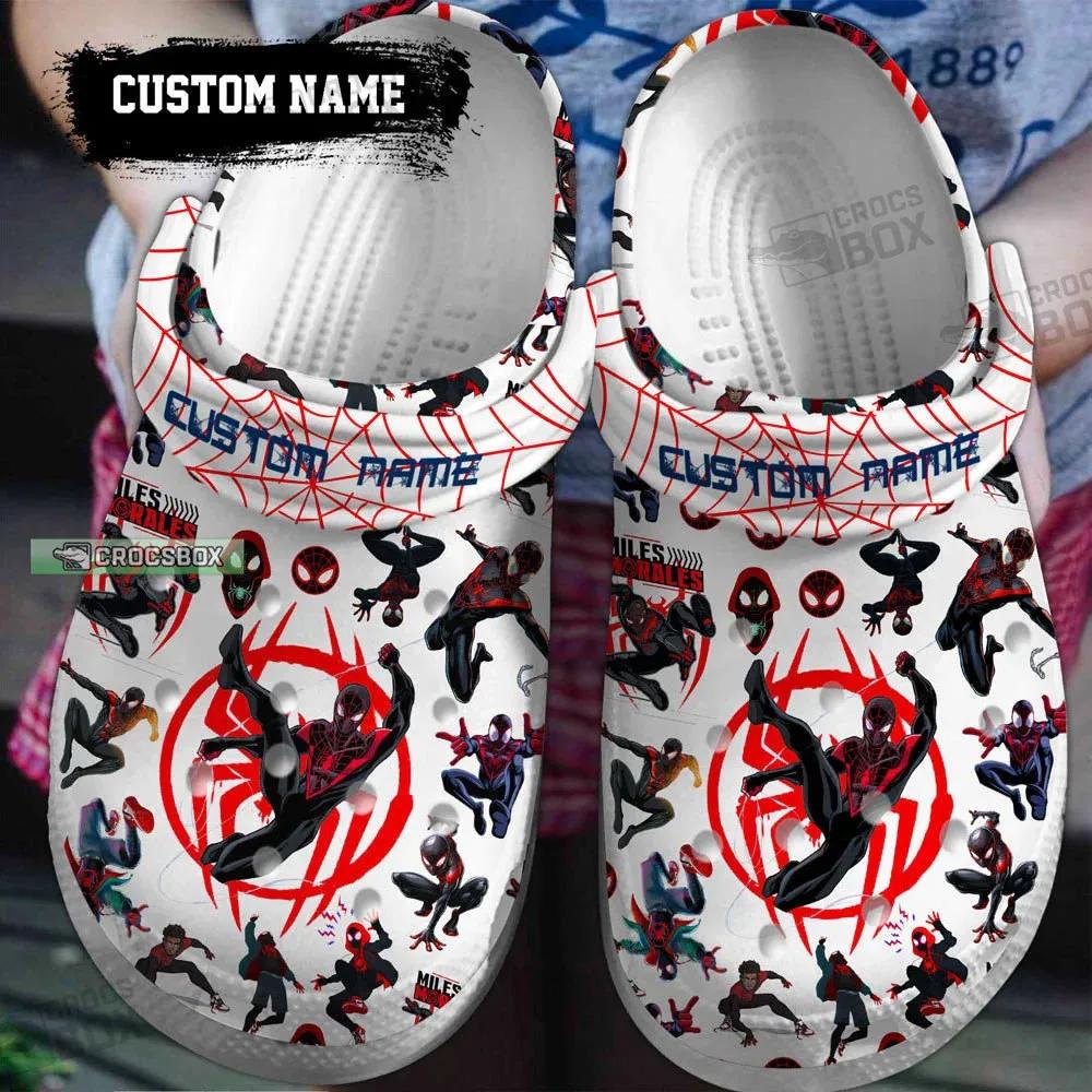 Persionalized Spider-Man Across The Spider-Verse White Crocs - CrocsBox.jpg