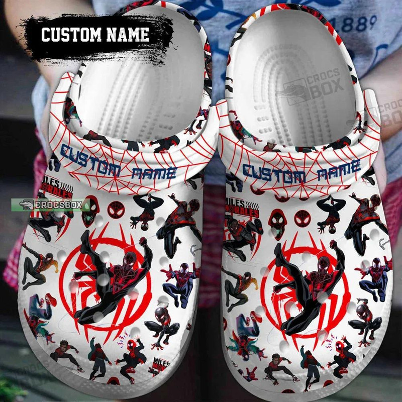 Persionalized Spider-Man Across The Spider-Verse White Crocs - CrocsBox.jpg