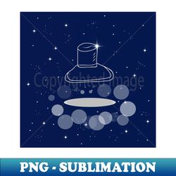 hat headdress clothing mystery focus magician illustration shine stars beautiful style glitter space galaxy - Exclusive Sublimation Digital File - Instantly Transform Your Sublimation Projects