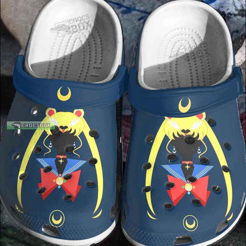Sailor Moon Symbol Crocs Navy - CrocsBox.jpg