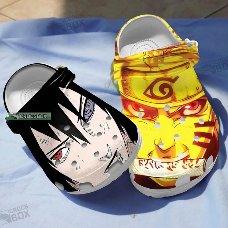 Sasuke And Naruto Anime Crocs Naruto Gifts For Boy - CrocsBox.jpg