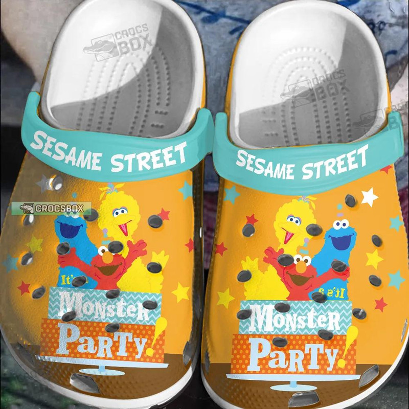 Sesame Street Monster Party Crocs Shoes - CrocsBox.jpg