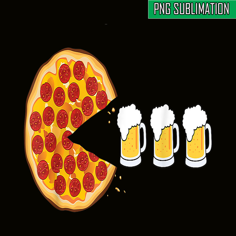 BEER28102359-Pepperoni Pizza And Beer Funny Pizza PNG Beer Lover PNG.png