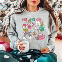christmas sweatshirt, funny christmas shirt, preppy christmas crewneck, vintage christmas sweater, christmas sweatshirts