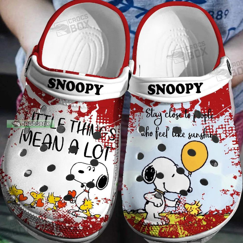 Snoopy Little Things Mean A Lot Crocs Shoes - CrocsBox.jpg